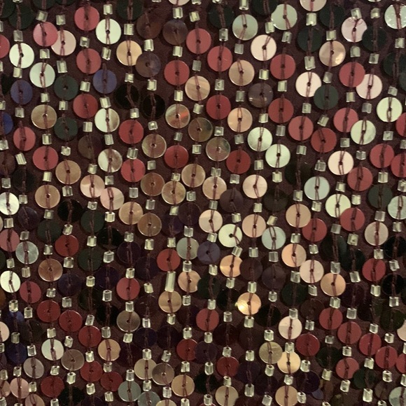 Beautiful NWT sequin mini dress and muted purple and silver tones. - Picture 2 of 7